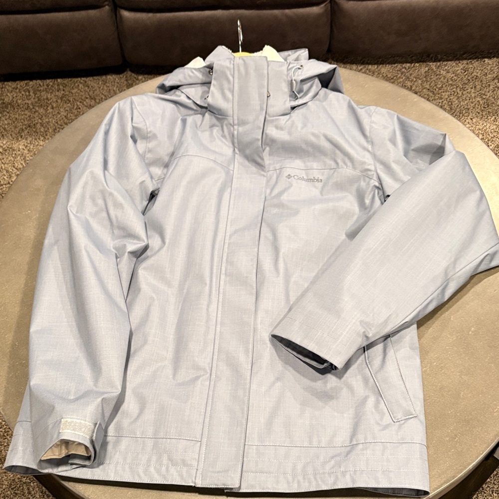 Columbia women's Silver Hooded Jacket NWOT size XL